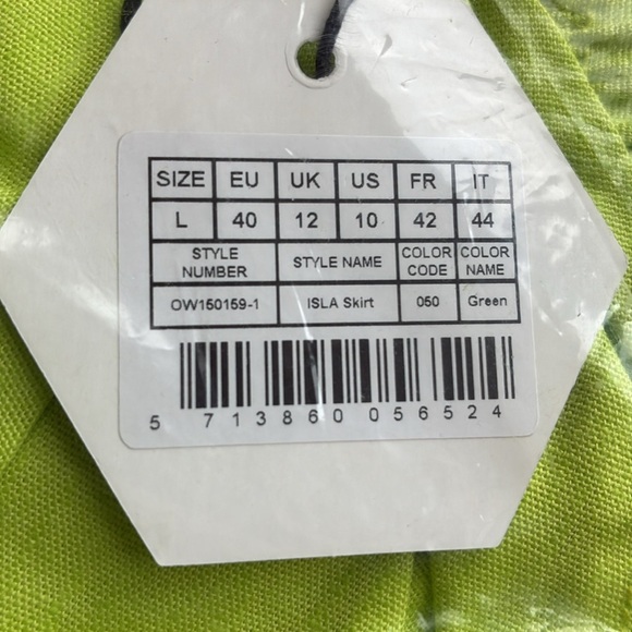 OW Collection Isla Skirt And Isla Halter Top Green - Picture 4 of 7